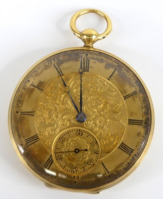 Lot 1317 - Frodsham of London - an 18ct gold cased...