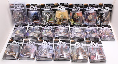 Lot 855 - One tray of 20 various carded Star Wars...