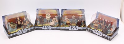 Lot 786 - A Hasbro Jedi High Council Phantom Menace and...