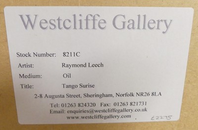 Lot 239 - Raymond Leech (b.1949) - Tango Sunrise, oil on...