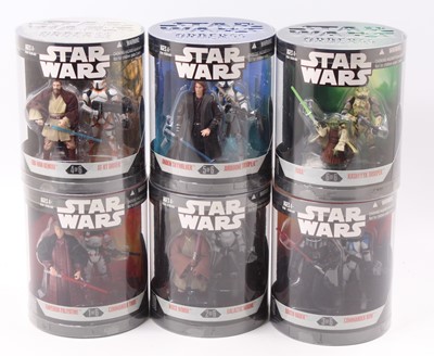 Lot 821 - A collection of six Star Wars Hasbro Order 66...