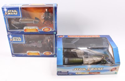 Lot 736 - A collection of three Star Wars Hasbro Attack...