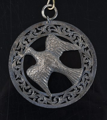 Lot 359 - A large Victorian silver Masonic? pendant of...