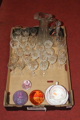 Lot 190 - A collection of glassware and ceramics, to...