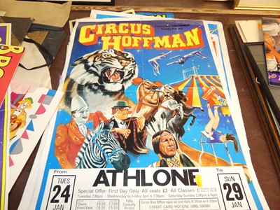 Lot 1039 - A collection of circus bill posters, fly...