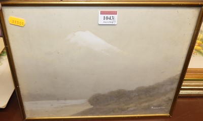 Lot 1043 - Yamoshita (Japanese) - Pair; Landscape scenes,...