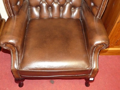 Lot 1125 - A good quality contemporary chocolate brown...