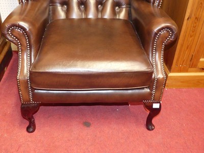 Lot 1125 - A good quality contemporary chocolate brown...