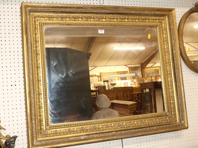 Lot 1141 - A circa 1900 floral gilt and gesso framed...