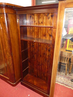 Lot 1154 - A contemporary hardwood freestanding open...