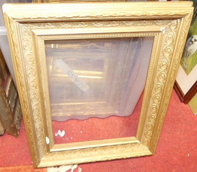 Lot 1080 - A collection of gilt composition picture...