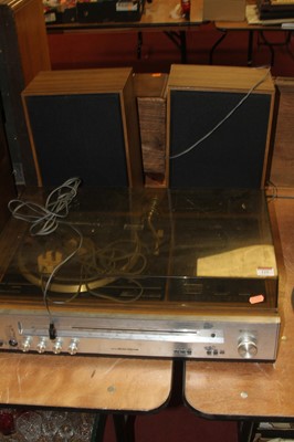 Lot 110 - A Pye stereo music system, comprising...