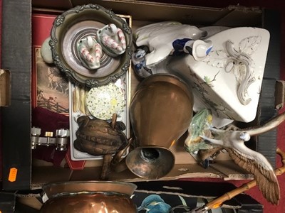 Lot 155 - Two boxes of miscellaneous items to include...