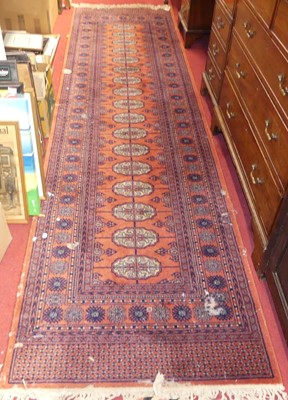 Lot 1162 - A Persian style machine woven woollen red...