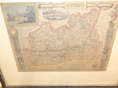 Lot 1109 - An engraved county map of Middlesex for “Moule'...