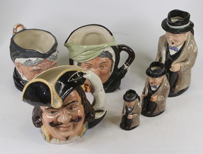 Lot 221 - A set of three Royal Doulton graduated Winston...