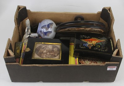 Lot 222 - A collection of miscellaneous items to include...