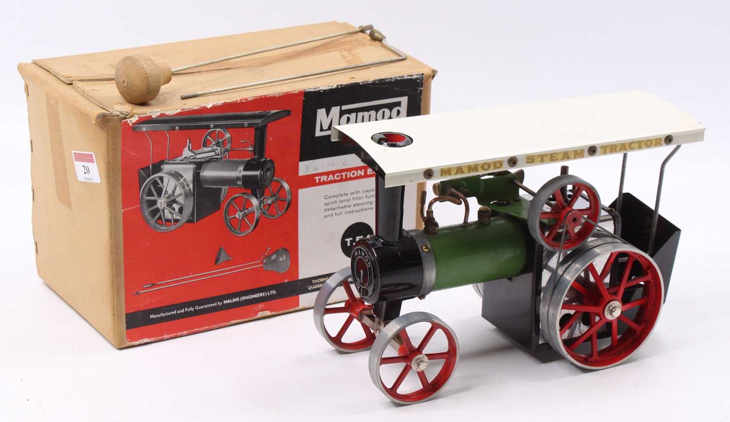 Lot 20 - A Mamod live steam spirit fired TE1 traction...