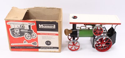 Lot 21 - A Mamod boxed live steam spirit fired TE1...