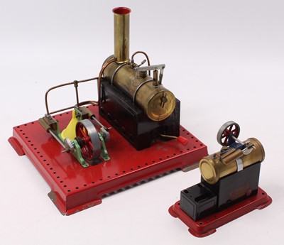 Lot 31 - A collection of Mamod spirit-fired live steam...