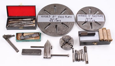Lot 39 - Collection of Myford Lathe Tools, to include 7"...