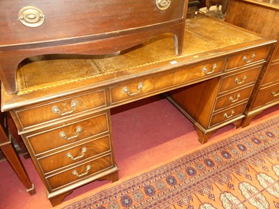 Lot 1201 - A contemproary mahogany, flame mahogany, and...