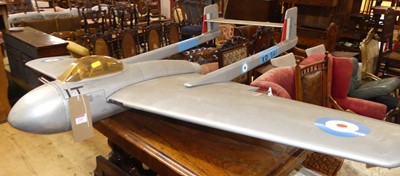 Lot 1247 - A scratch-built model of a De Havilland...