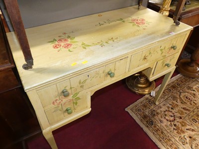 Lot 1263 - A mid-20th century vintage floral painted...