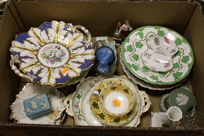 Lot 491 - A collection of Victorian and later ceramics...