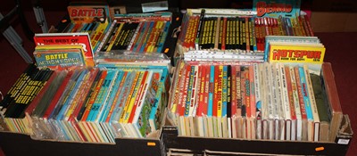 Lot 511 - Four boxes of vintage children's annuals to...