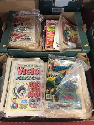 Lot 516 - Two boxes of vintage children's comics to...