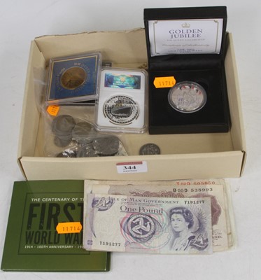 Lot 344 - Great Britain, a small collection of coins and...