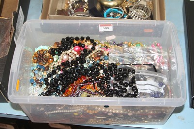 Lot 388 - A box of miscellaneous mainly modern costume...