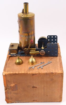 Lot 33 - An early circa 1920s Meccano steam engine...