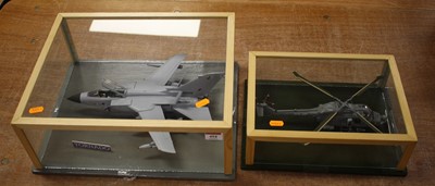 Lot 454 - A cased scratch built scale model of a Tornado...