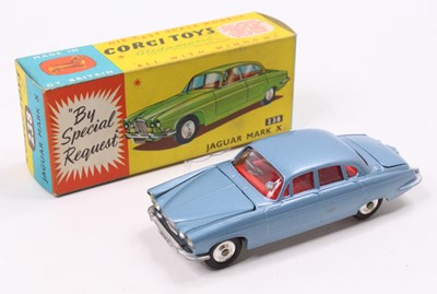 Lot 1348 - Corgi Toys No. 238 Jaguar Mk X finished in...