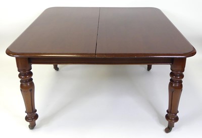 Lot 1584 - A mid-Victorian mahogany round cornered...