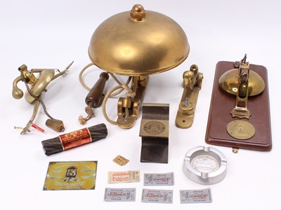 Lot 159 - One box containing a quantity of various brass...