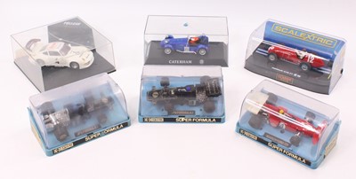 Lot 1779 - A small collection of Scalextric and similar...