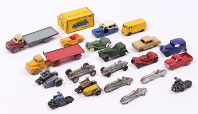 Lot 1310 - Dinky Toys and Dinky Dublo mixed play worn...