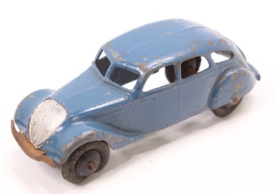 Lot 1191 - Dinky Toys No. 24K Peugeot 402 comprising a...