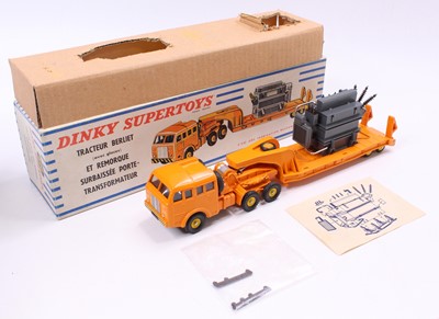 Lot 1204 - French Dinky 898 Berliet Low Loader, finished...