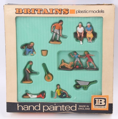 Lot 1826 - Britains No. 7530 Garden Figures Set, contains...