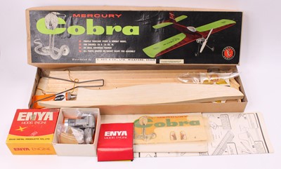 Lot 1640 - A Mercury Models Cobra balsa wood stunt plane...