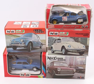 Lot 995 - One box containing five various Polistil 1/24...