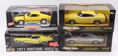 Lot 997 - A collection of American Muscle 1/18 scale...