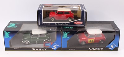 Lot 998 - A collection of Solido and Kyosho 1/18 scale...