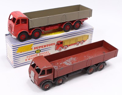 Lot 1301 - Dinky Toys Foden 8 Wheel Diesel Wagon Group, 2...