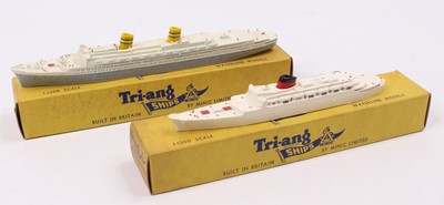 Lot 1747 - Triang Minic Ships, 2 boxed examples...