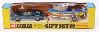 Lot 1397 - Corgi Toys Gift Set 36 Oldsmobile Toronado and...